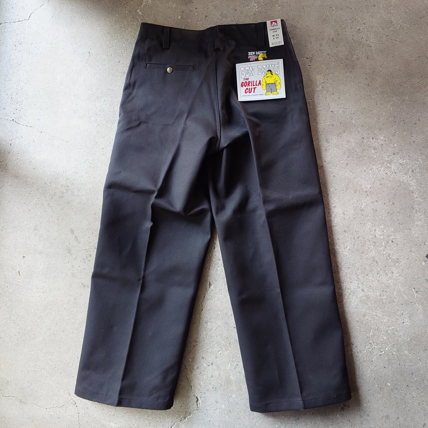 BENDAVIS GOLLILA CUT PANTS BLACK US企画
