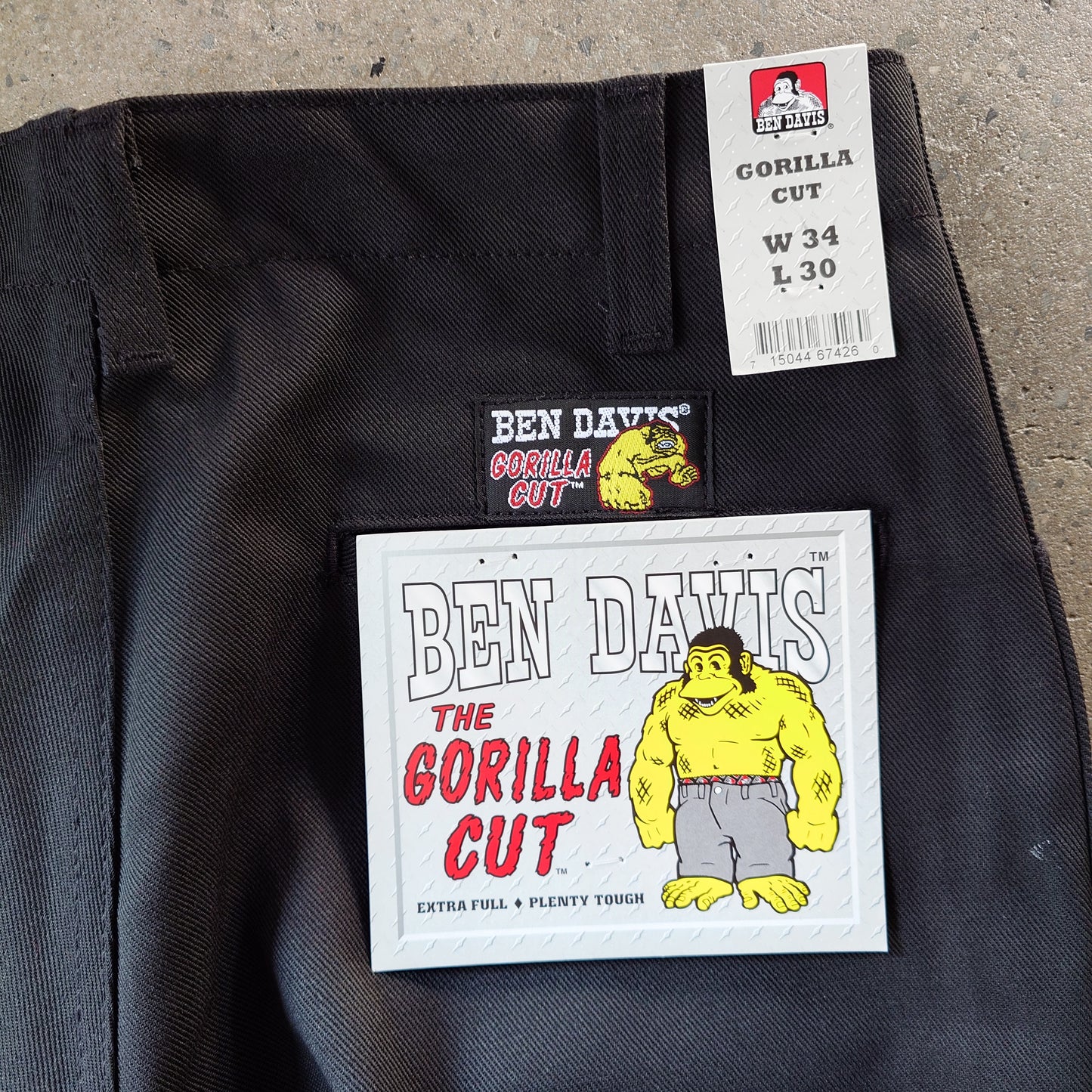 BENDAVIS GOLLILA CUT PANTS BLACK US企画