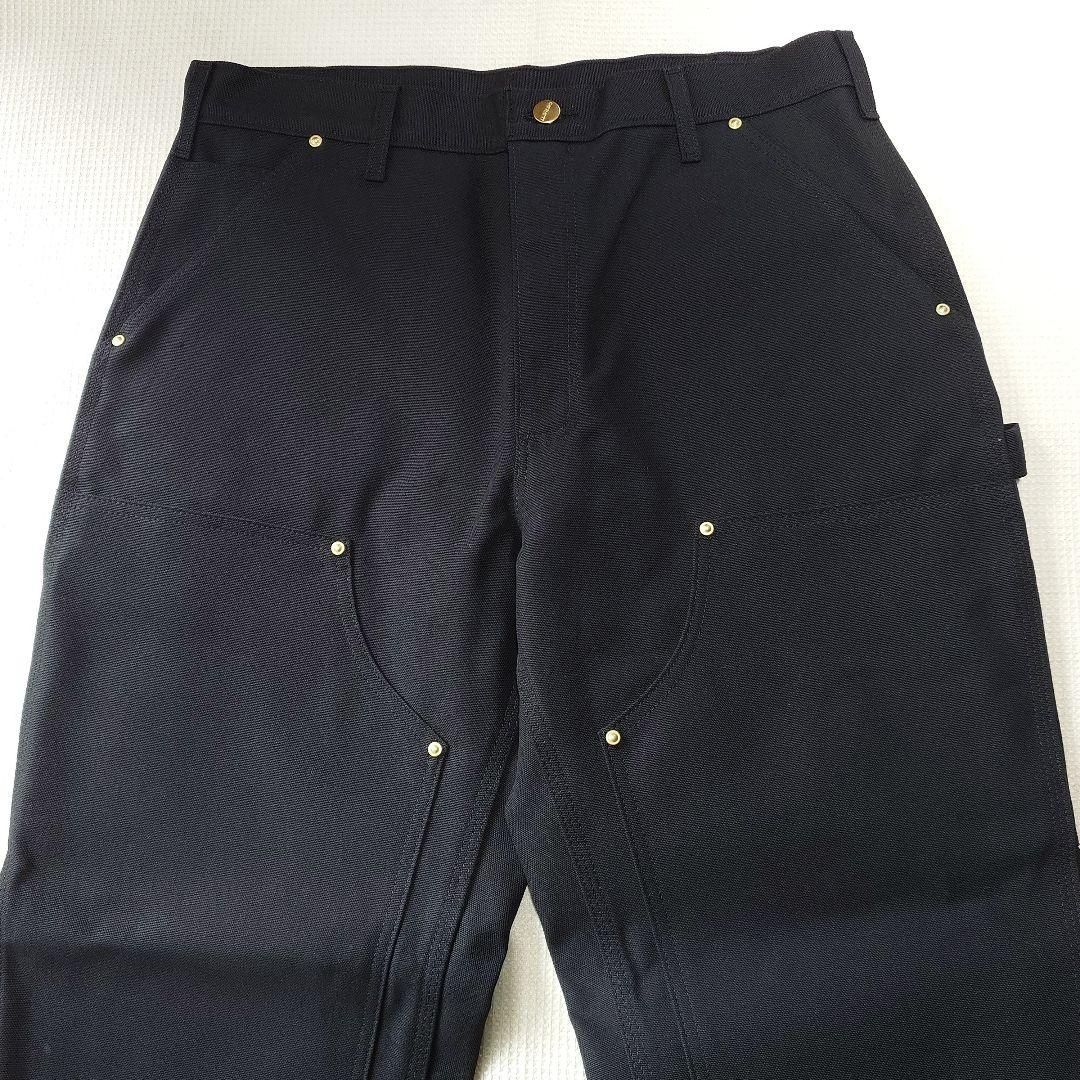 デッドストック アメリカ製 CARHARTT DOUBLE KNEE WORK PANTS カーハートダブルニーワークパンツ アメリカ製 デッドストック デトロイト ブラック