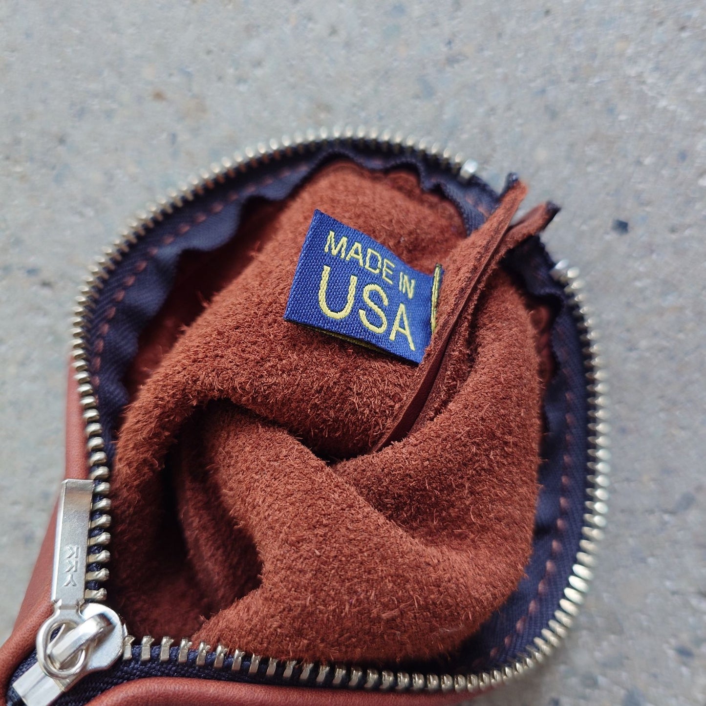MOONSHINE LEATHER USA porch coin wallet 本革ポーチ 小銭入れ LARGE