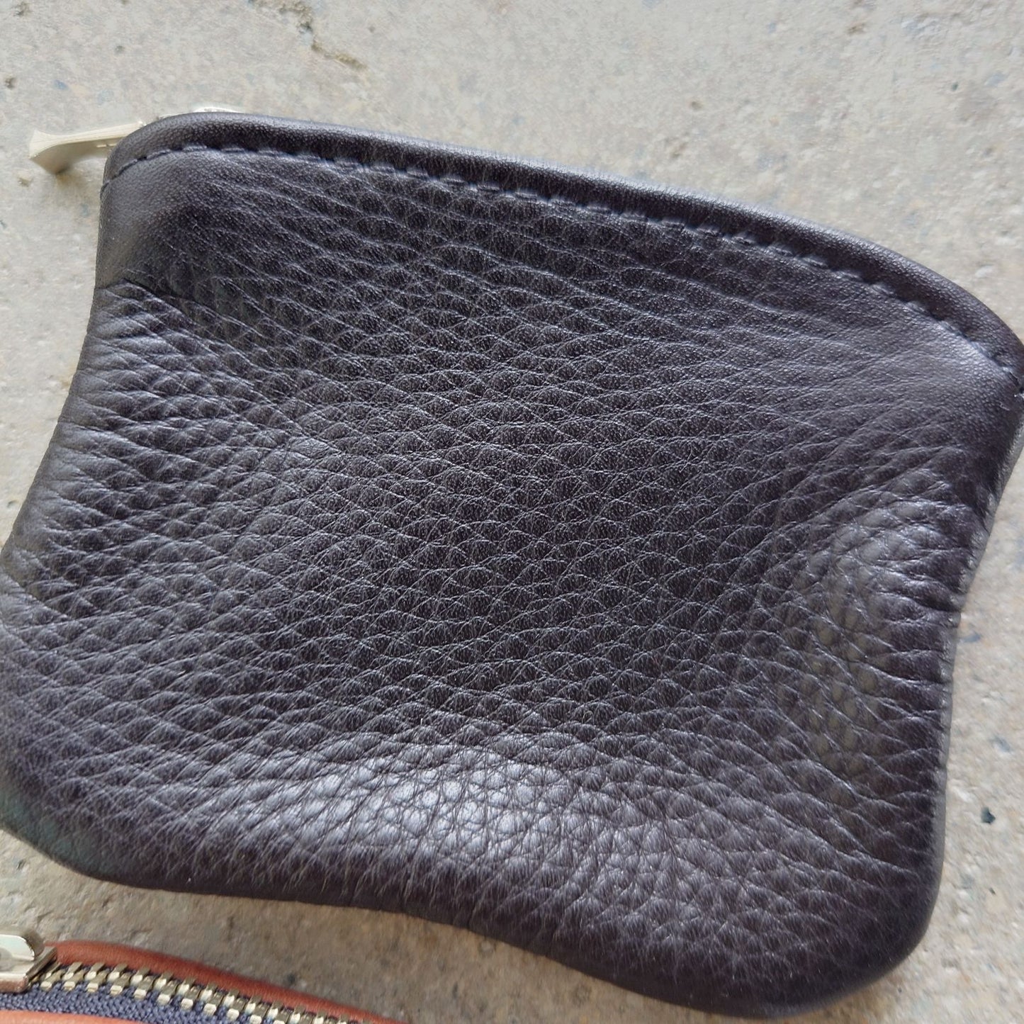 MOONSHINE LEATHER USA porch coin wallet 本革ポーチ 小銭入れ SMALL