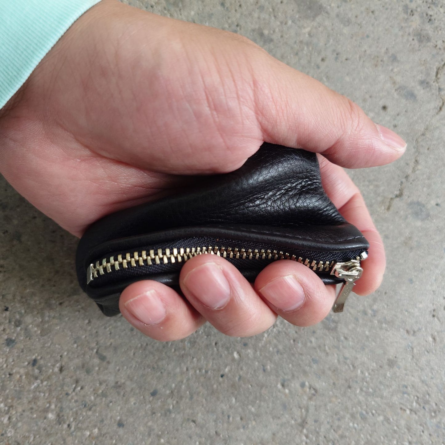 MOONSHINE LEATHER USA porch coin wallet 本革ポーチ 小銭入れ SMALL