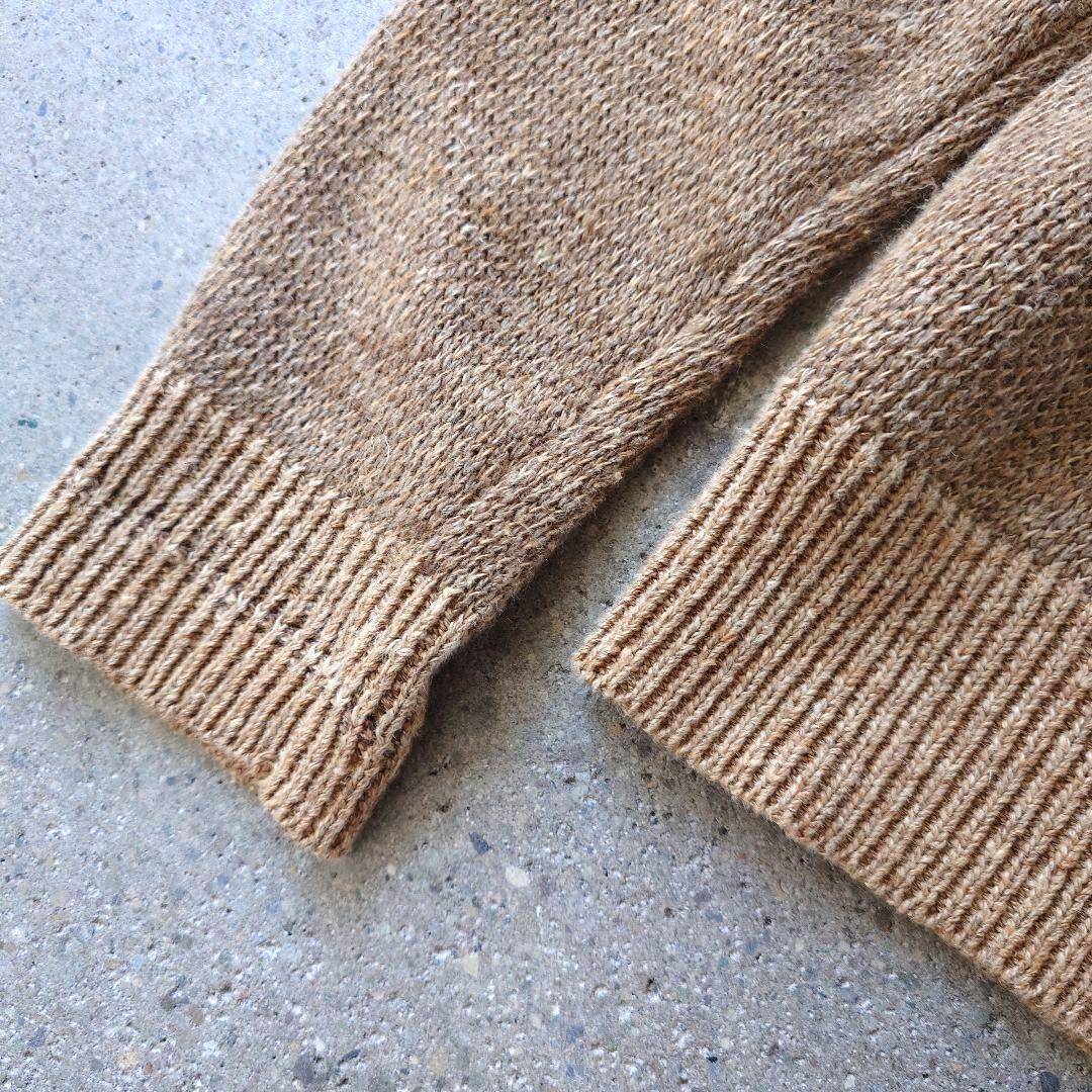 POLORALPH LAUREN V neck knit linnen&silk used