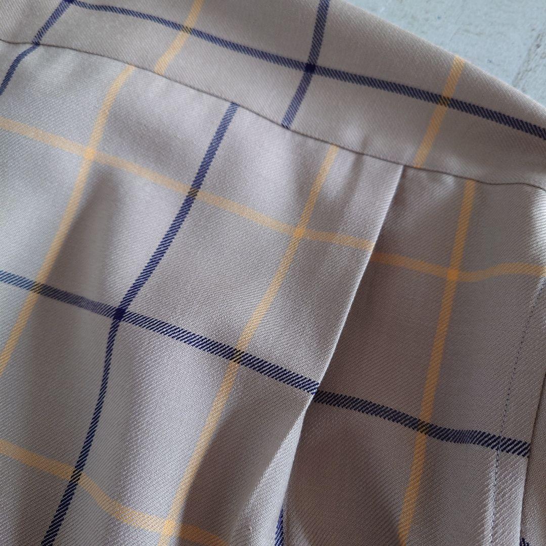 BURBERRYS wool check shirts L バーバリーズ チェックシャツL ウール