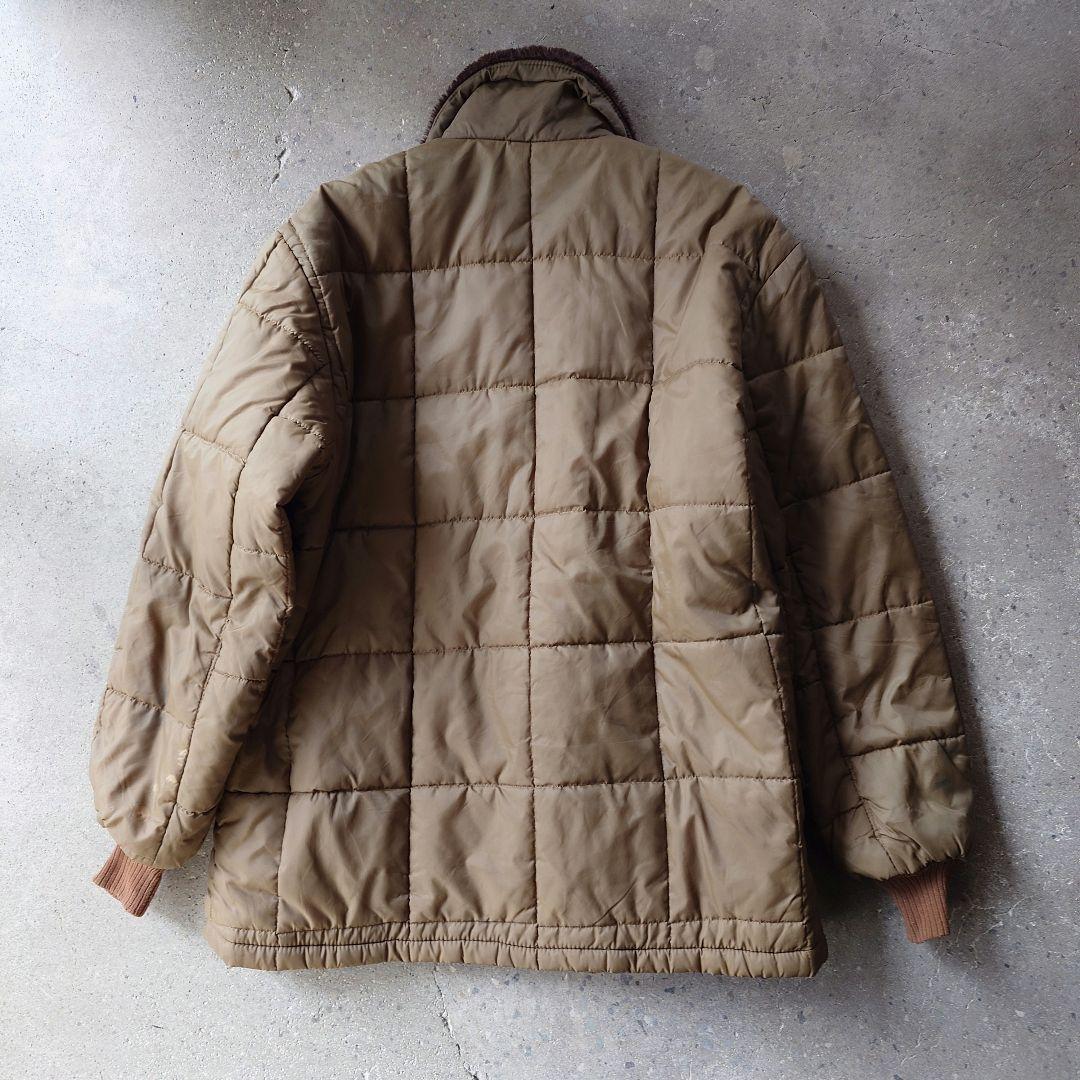 60's boa down jacket L 60年代 ボア ダウンジャケット キルティング