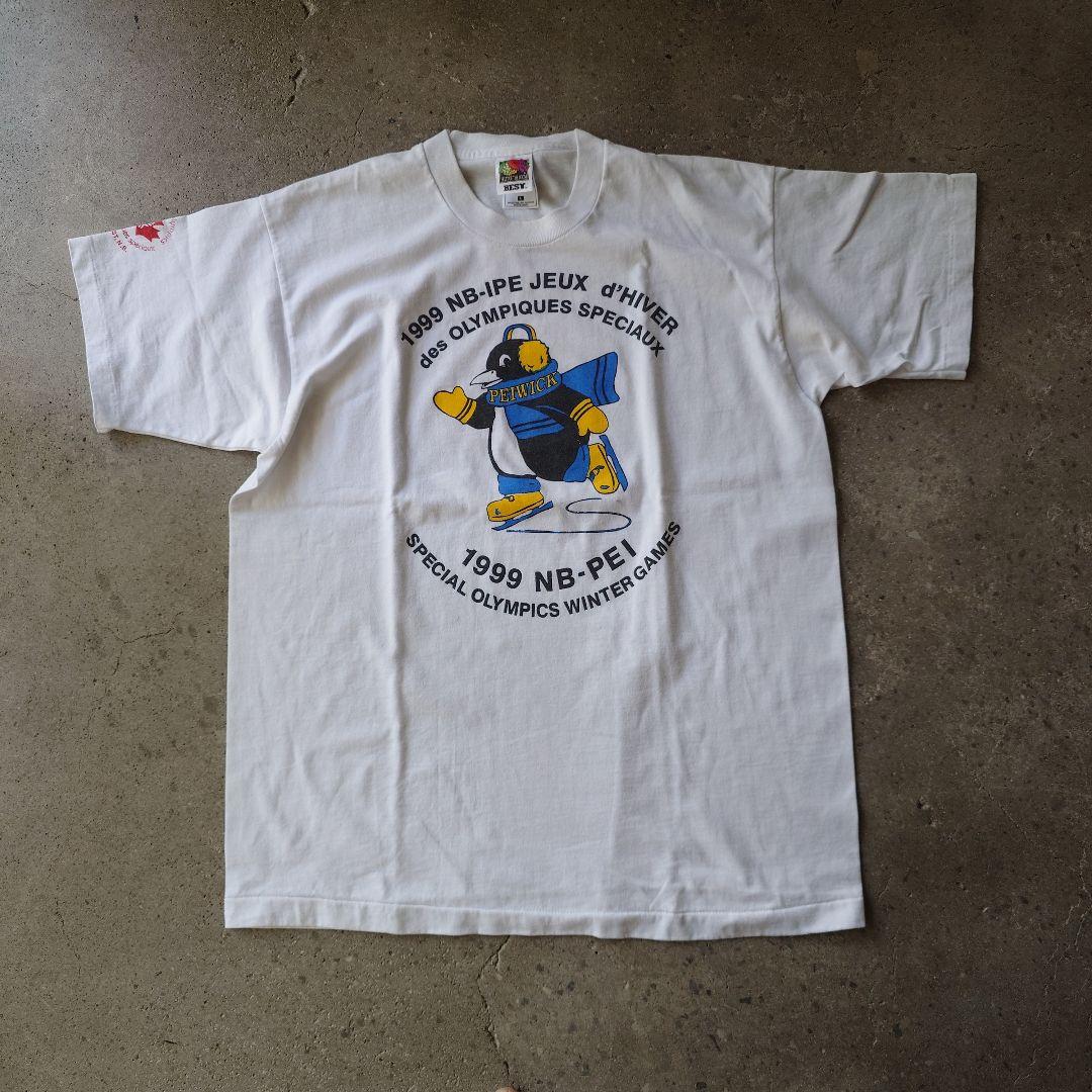1999 OLYMPIC skate print tee L