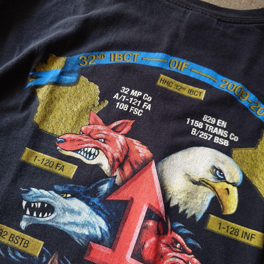 Used print tee military XL