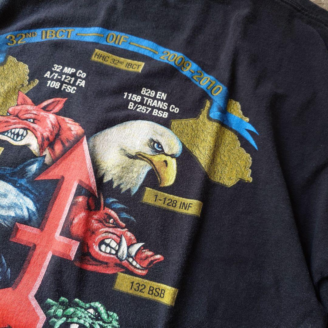 Used print tee military XL