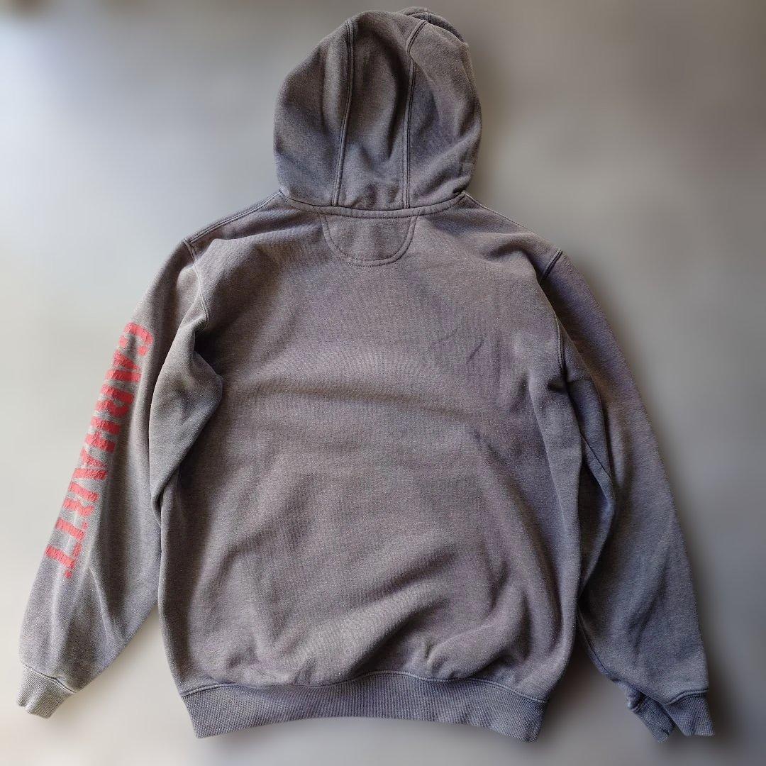 CARHARTT hoody sweat grey sunfade M