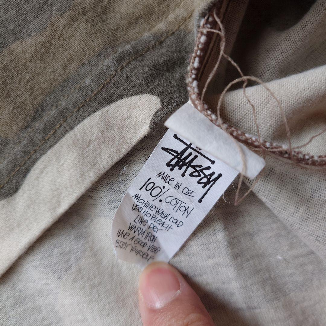 STUSSY 90s camo tee