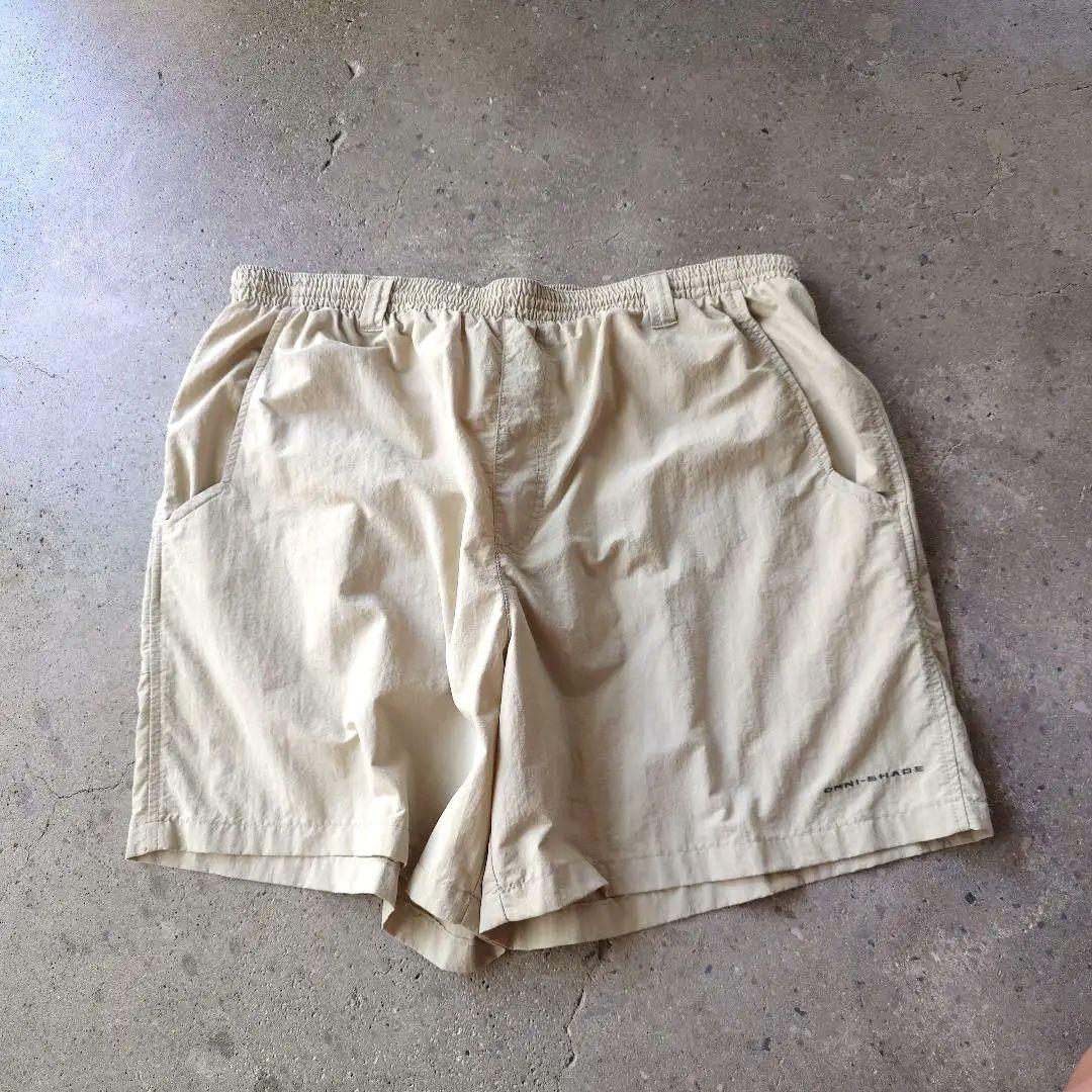COLUMBIA PFG nylon short pants L