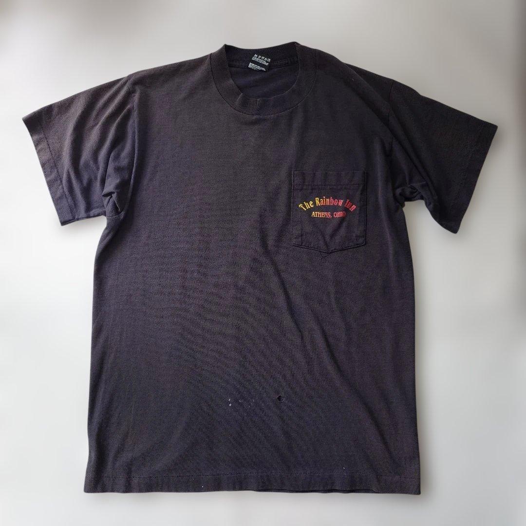 95’ vintage fruits of the loom bike pocket tee
