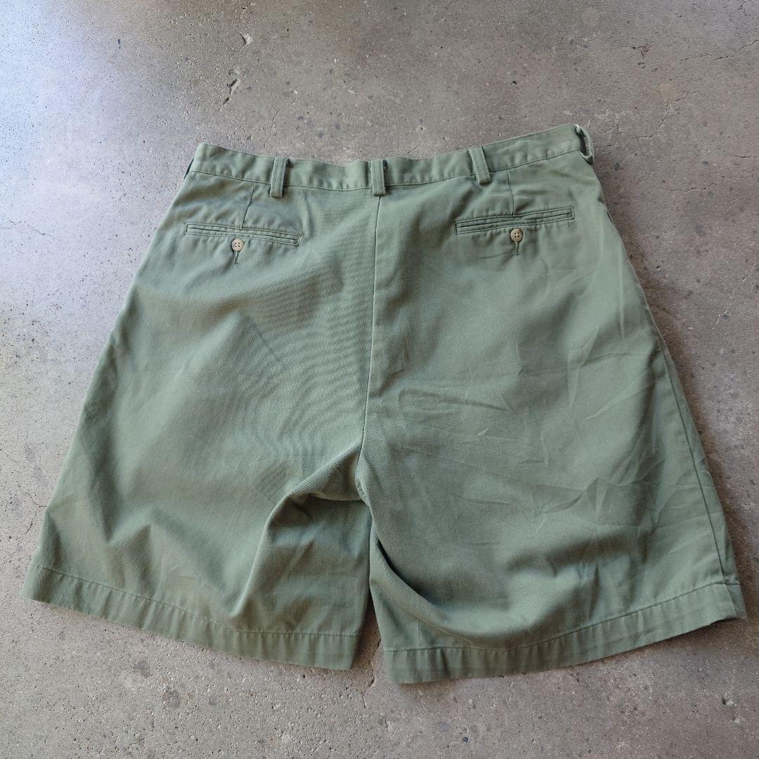 90s poloralphalauren tuck chino shorts w38