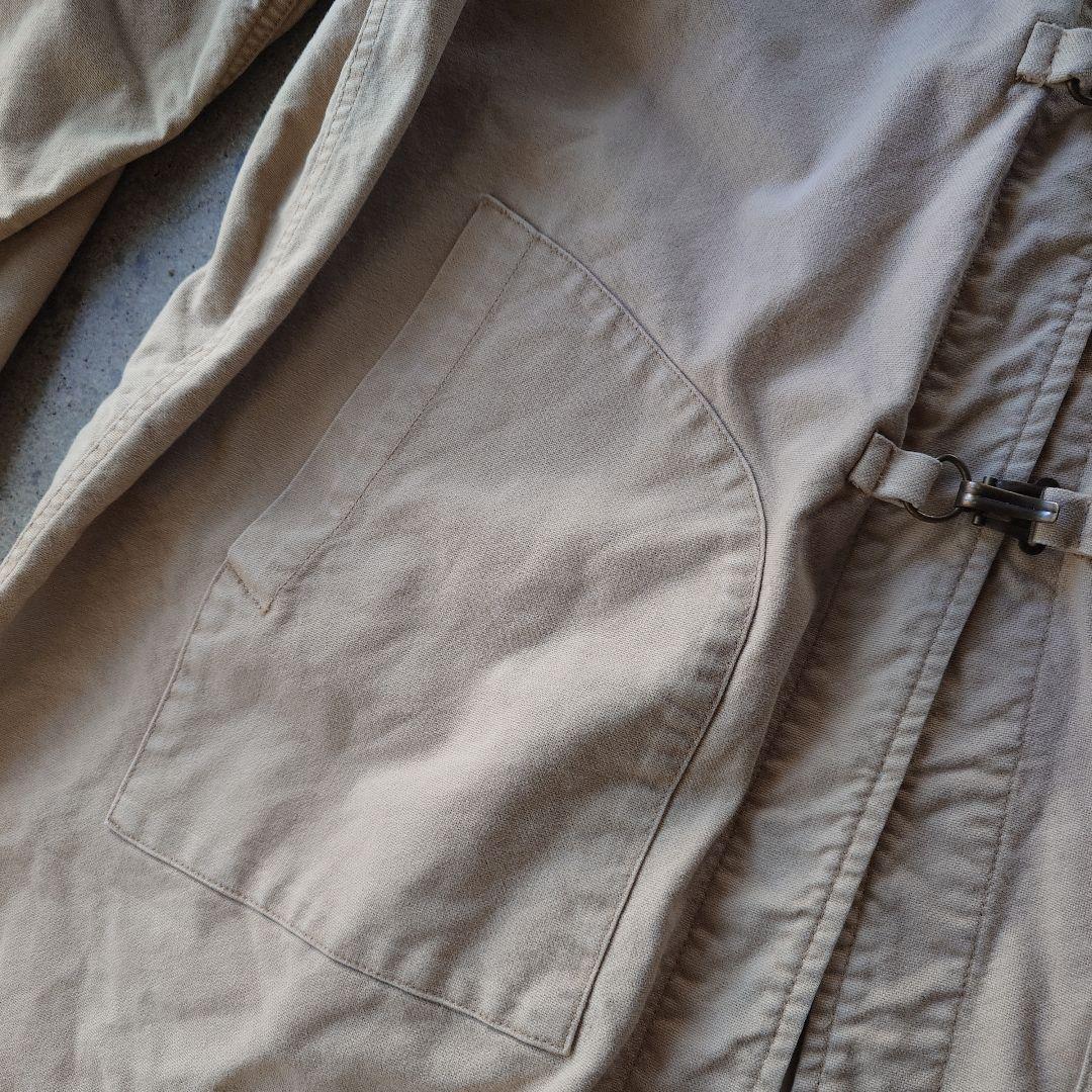 POLOJEANS fireman bench coat stencil print