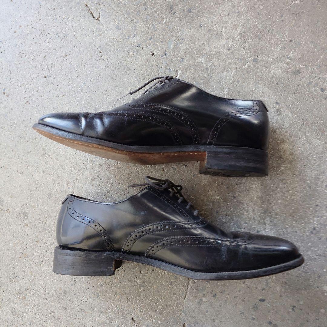 Used wingtip shoes BARKER Made in England ウィングチップシューズ イギリス製 26.5cm