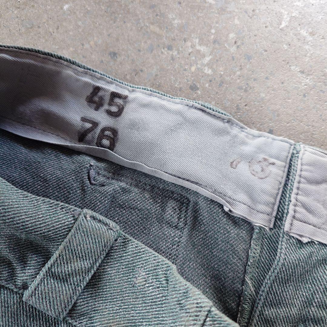 Swiss denim work pants 50's スイス軍 50年代 デニムワークパンツ XL