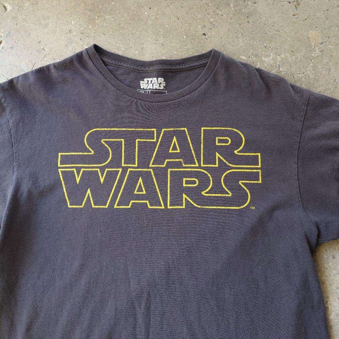 STARWARS official LOGO tee L