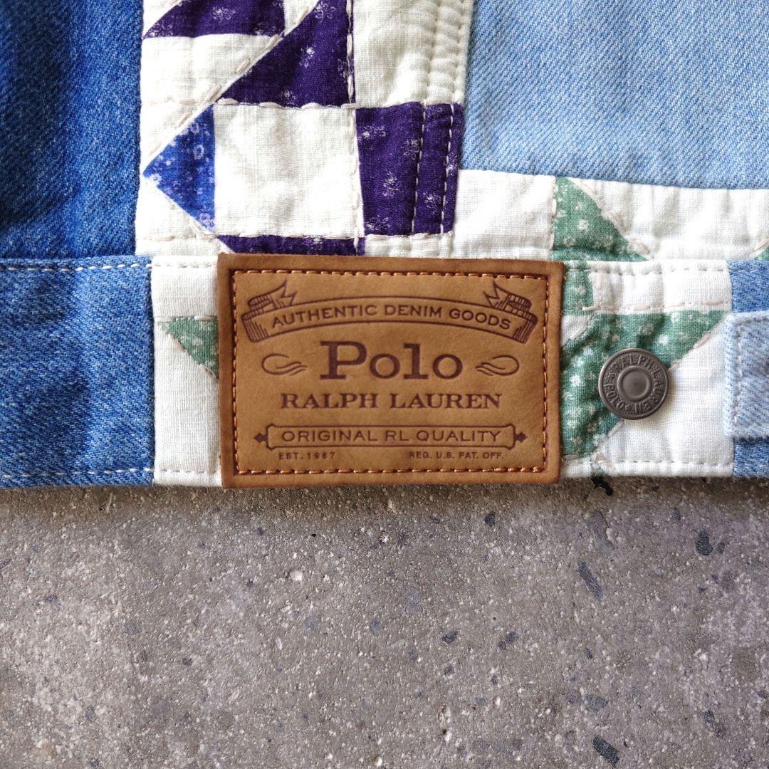 poloralphlauren women patchwork denim jacket xs ポロラルフローレン レディースパッチワーク ジャケット Gジャンxs ジャケット