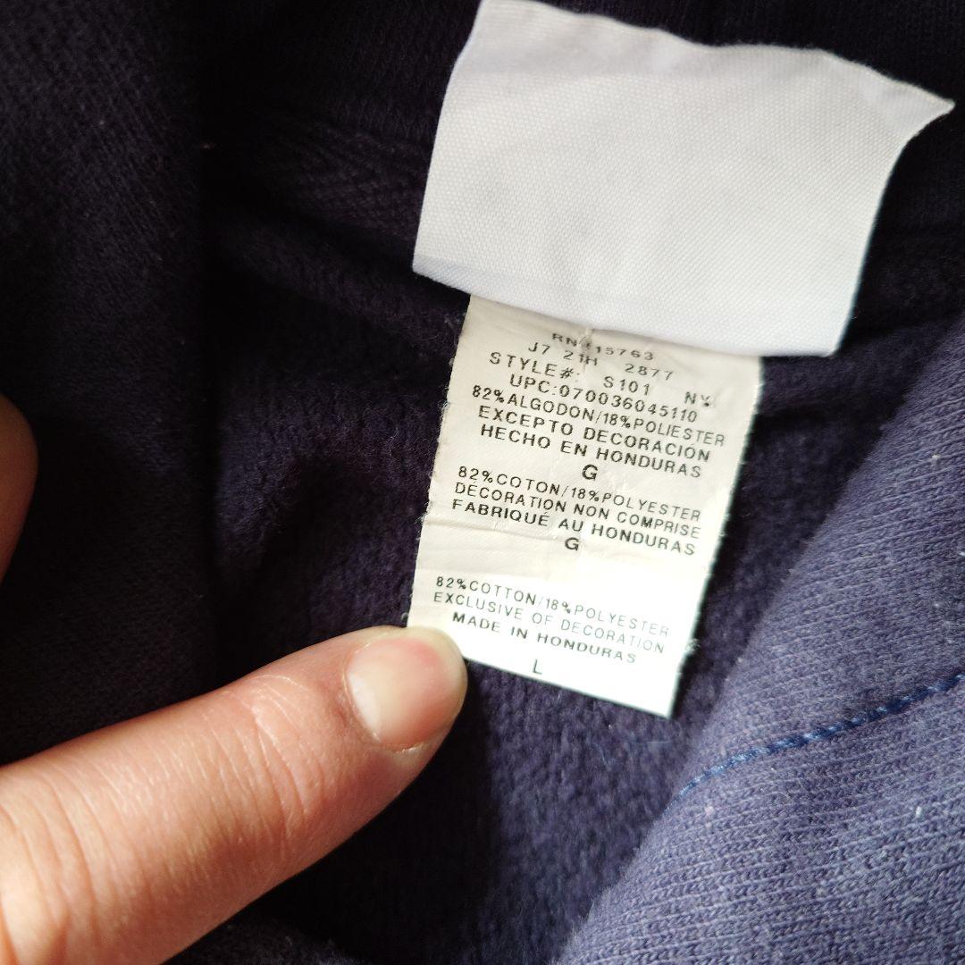 CHAMPION 00s hoody sweat navy L