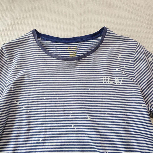 poloralphlauren border tee L wide necjk