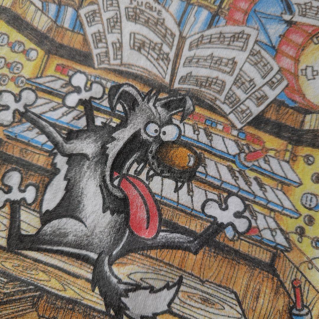 Used print tee DOG M