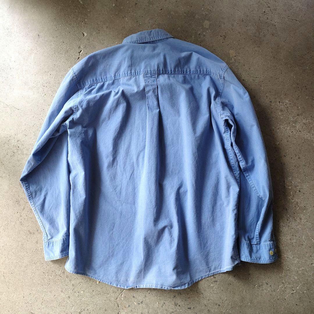LLBEAN cotton work shirts L