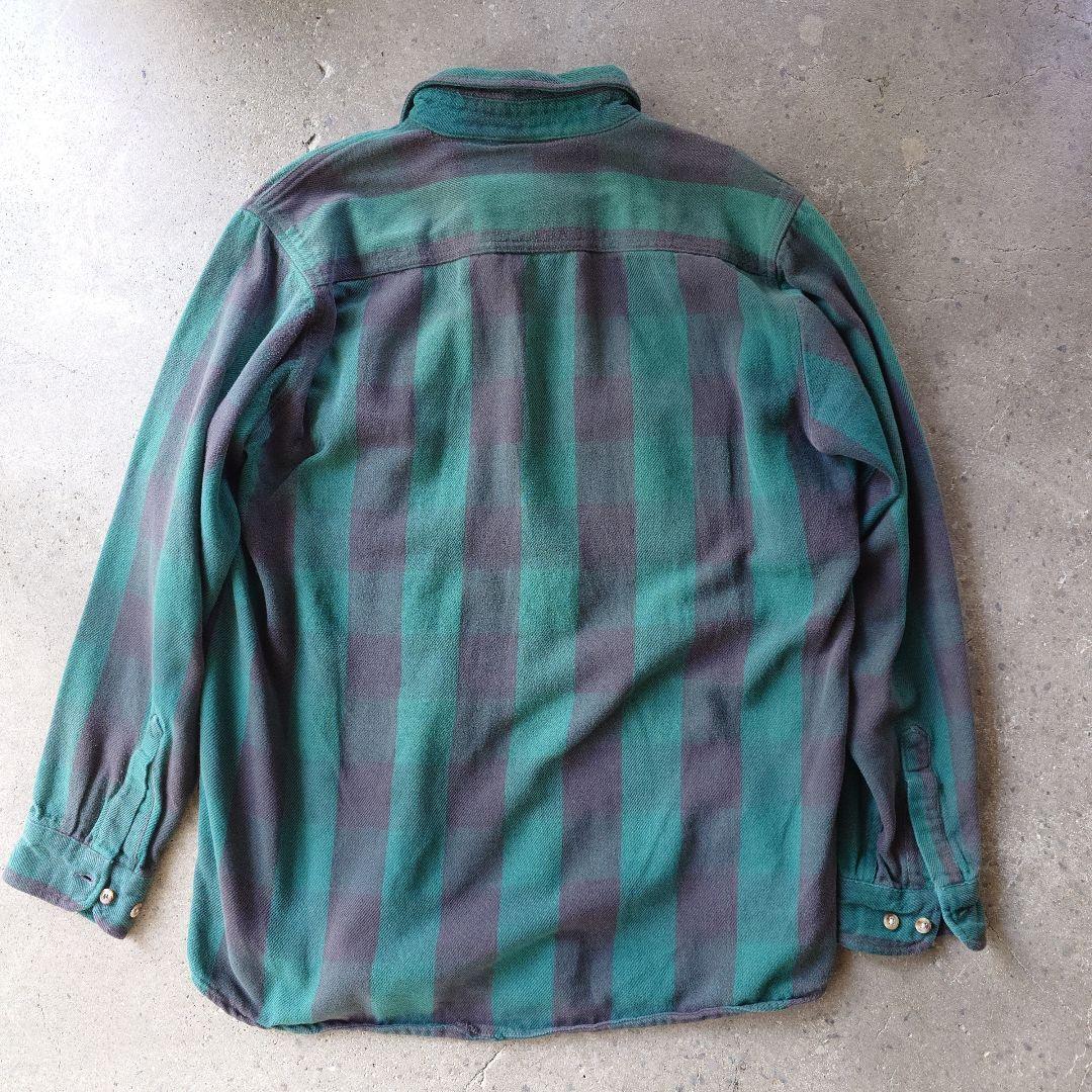 field&stream USA vintage block check shirts L