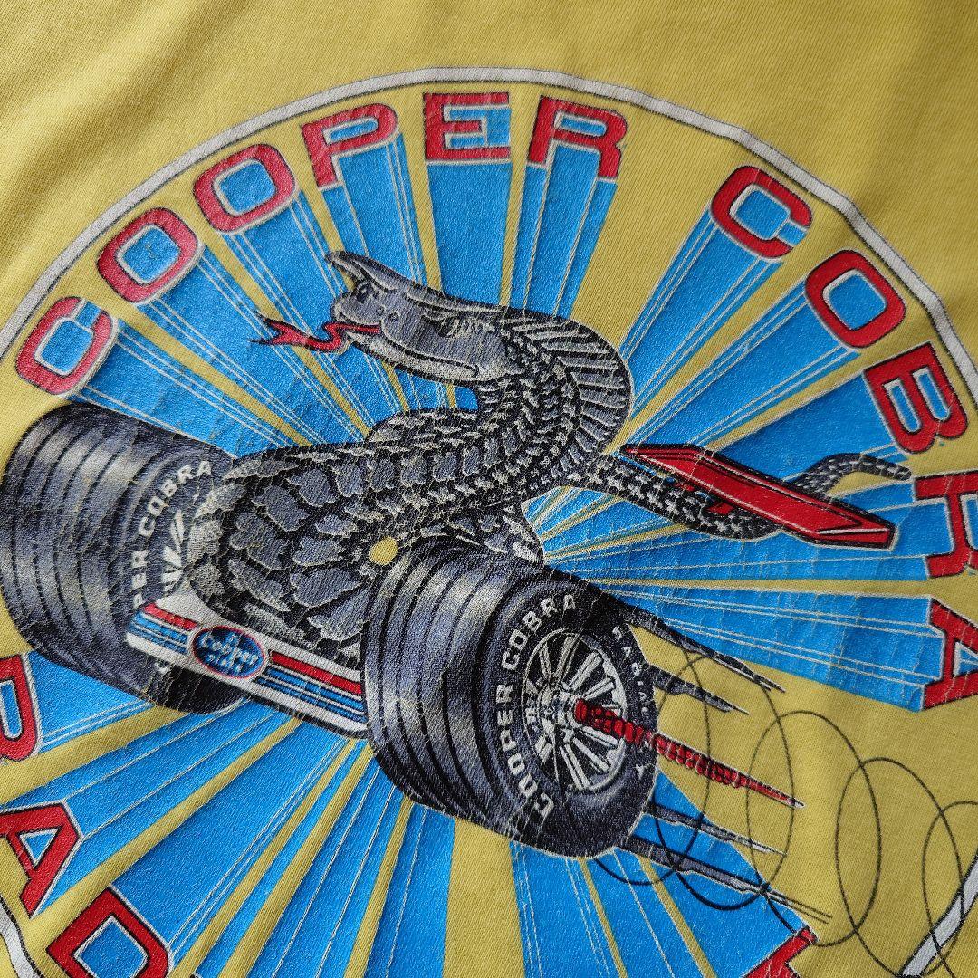 used 90s COBRA car sustom shop tee XL