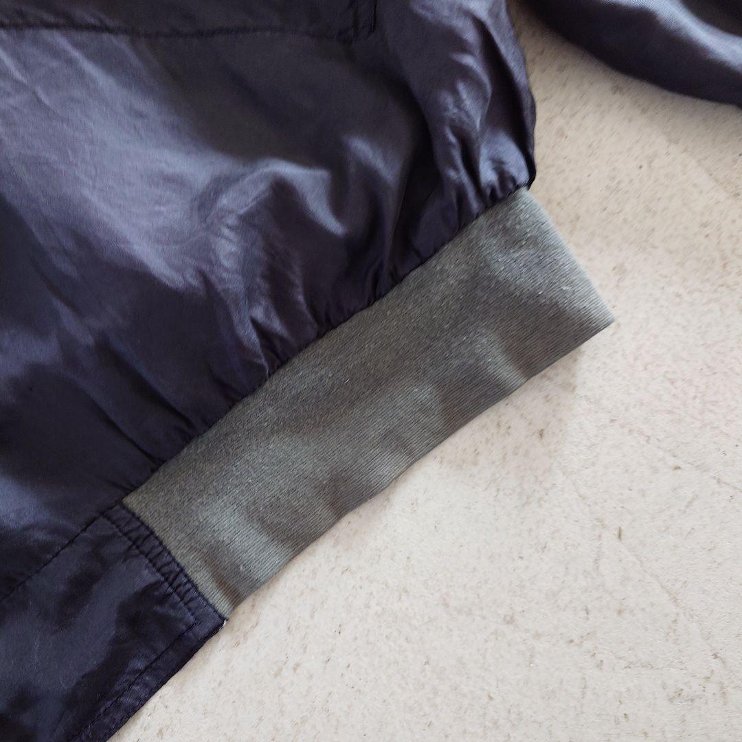 Used Silk100 blouson リブブルゾン アウター MA1 ドロップショルダー