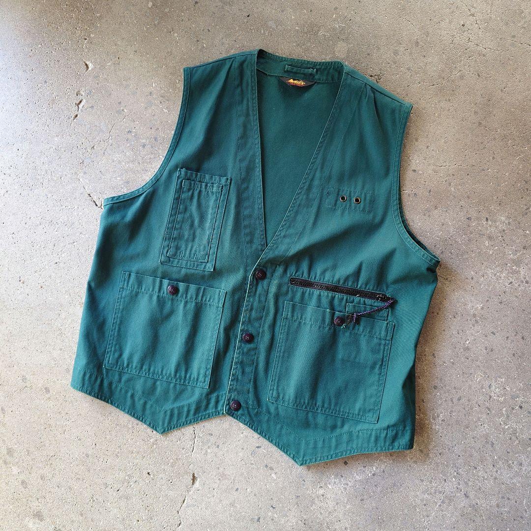 REI 80's work vest 80年代 ワークベスト ハンティングベスト L相当
