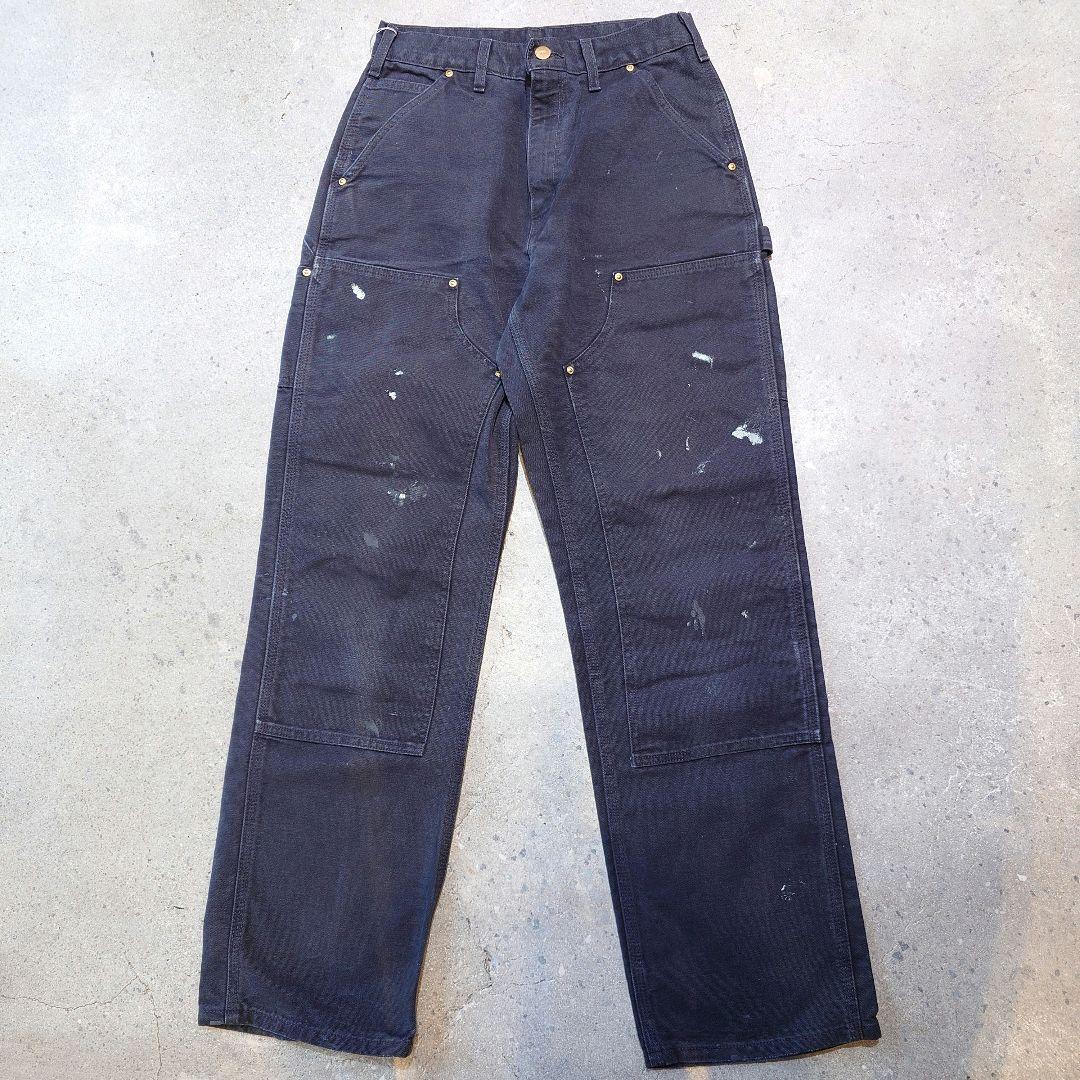 CARHARTT double knee black W32 L34 Made in USA