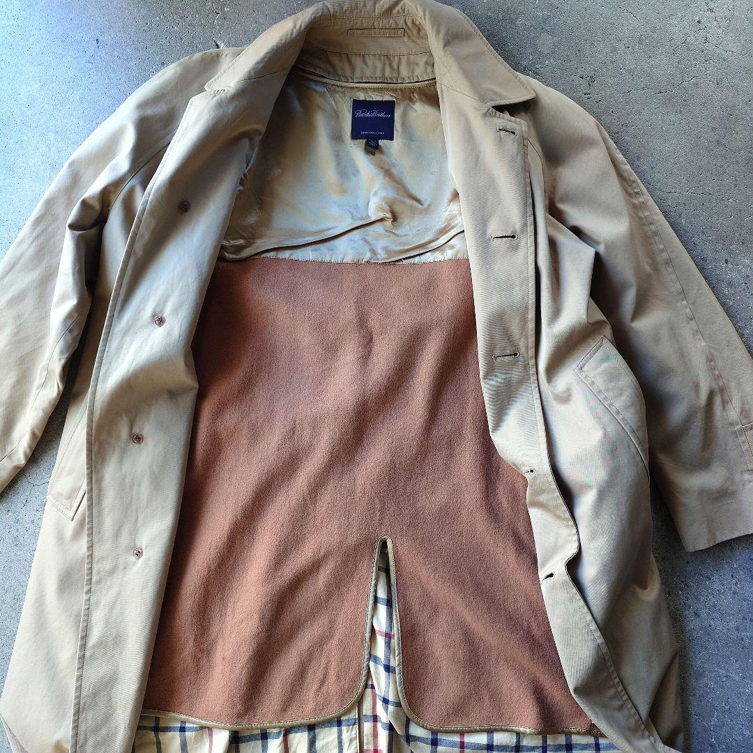 Brooksbrothers trenchcoat USA L 希少 アメリカ製 ブルックスブラザーズ スプリング トレンチコート
