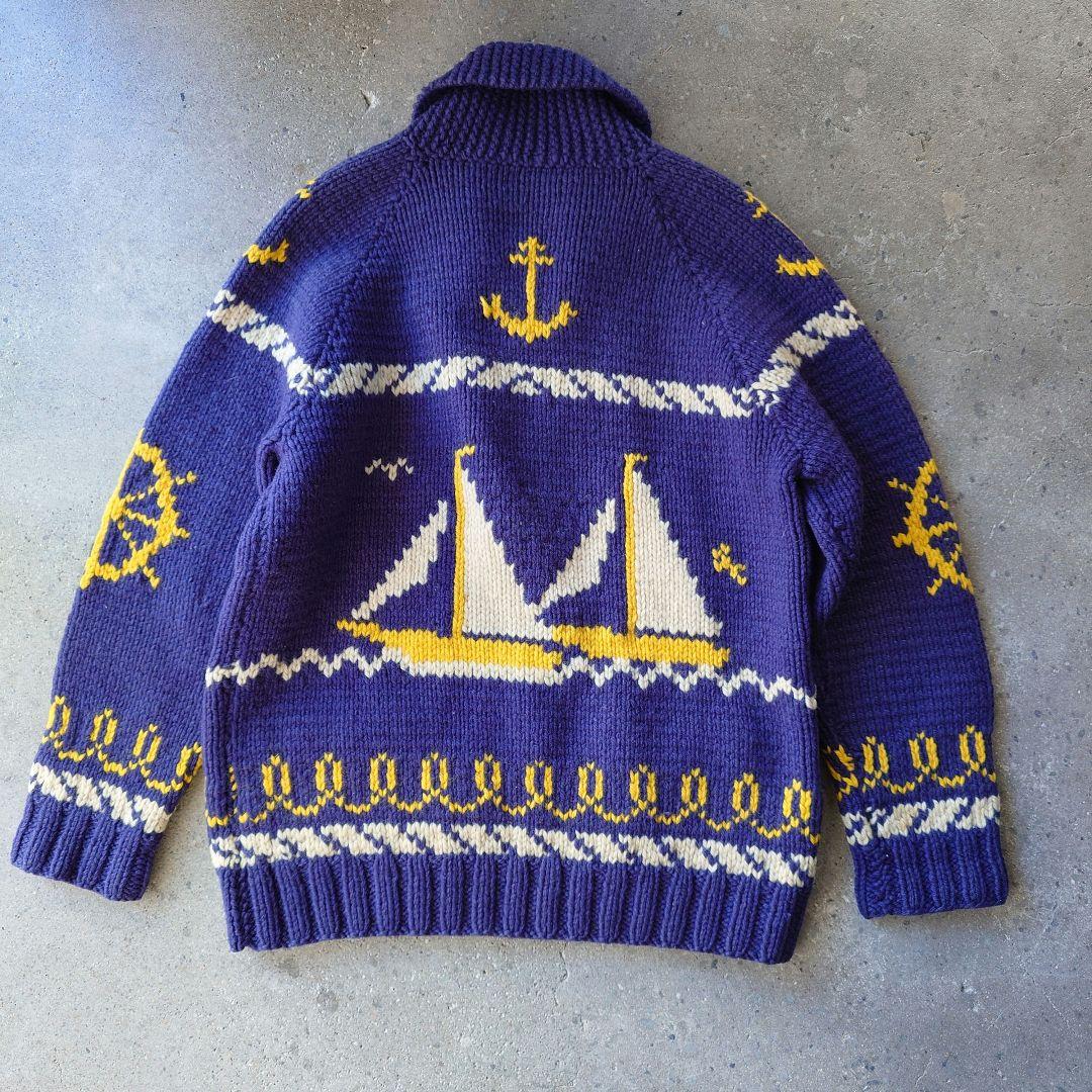 60年代 オールドカウチンジャケット L 錨 アンカー