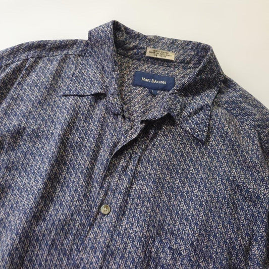 Marc Edwards rayon dot shirts L