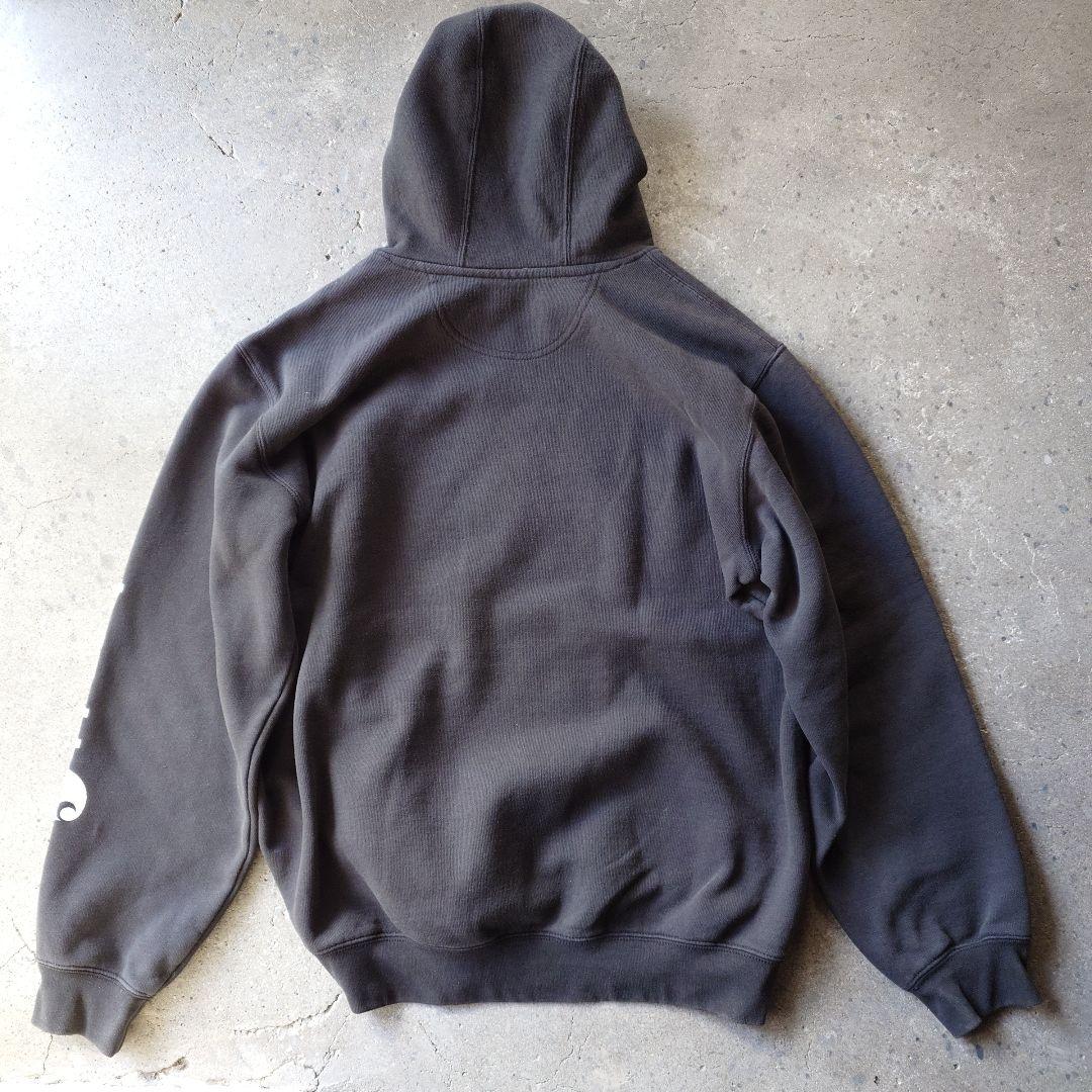 CARHARTT hoody sweat sunfade logo L