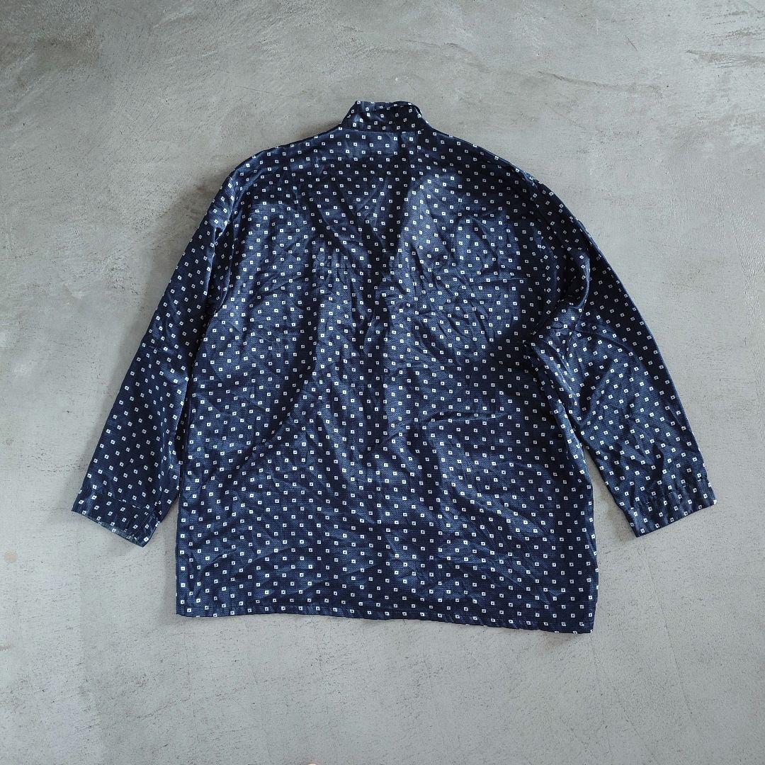 Used Pajama square dot pattern shirts L