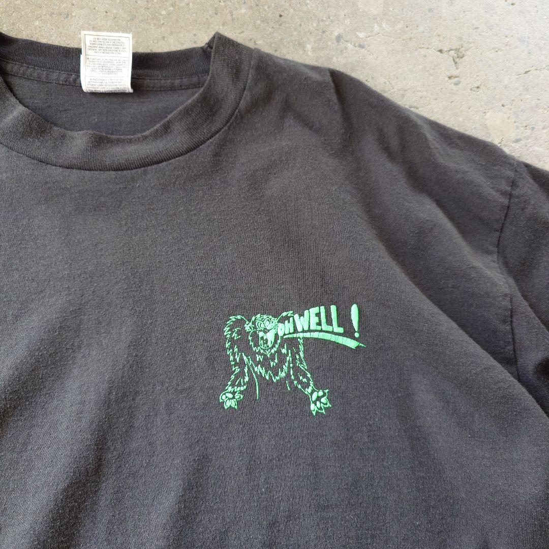 Used print tee 90s single XL