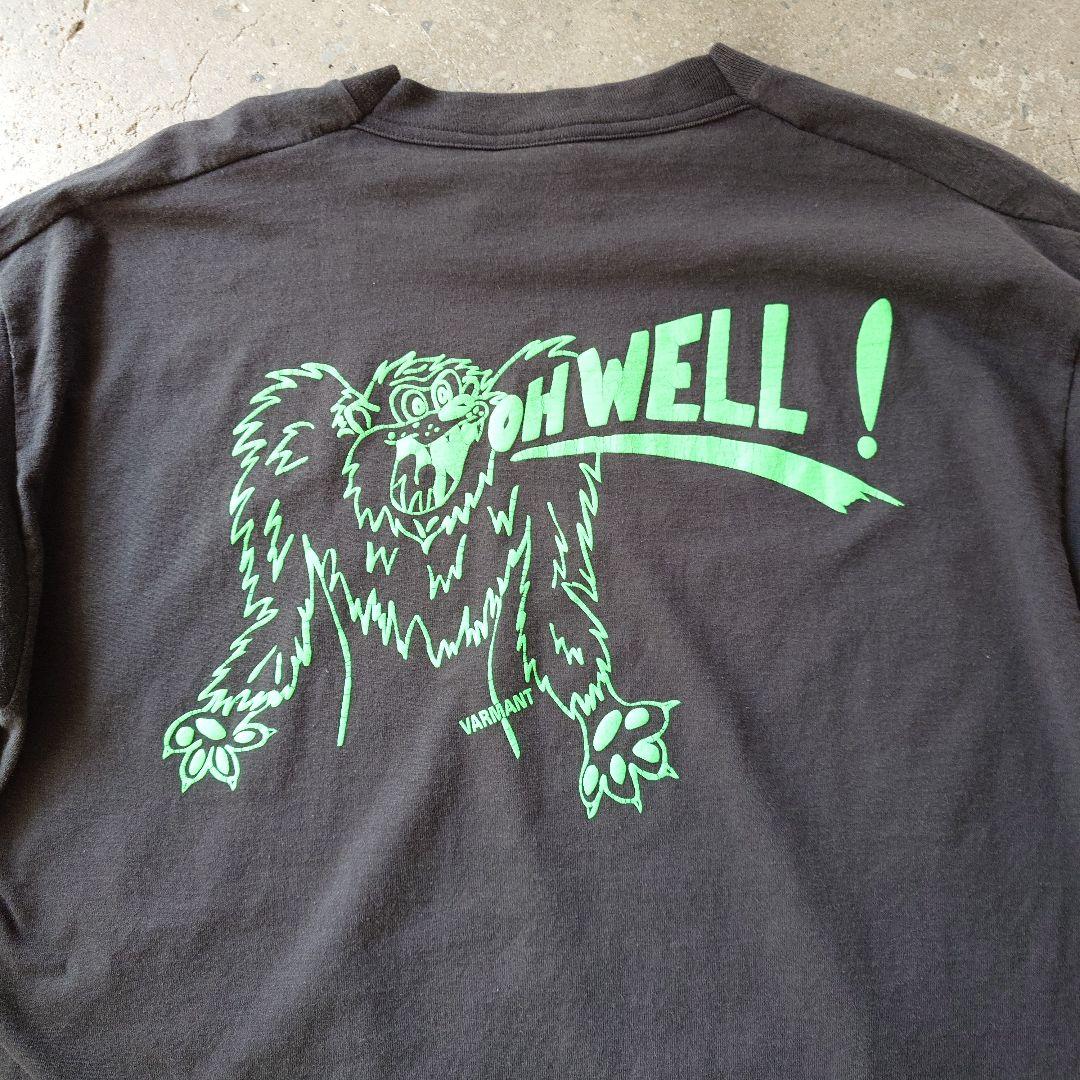Used print tee 90s single XL