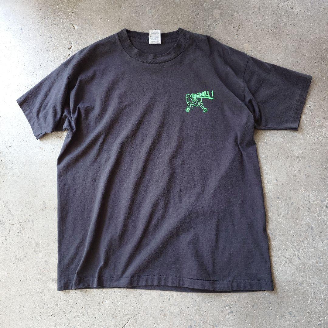 Used print tee 90s single XL