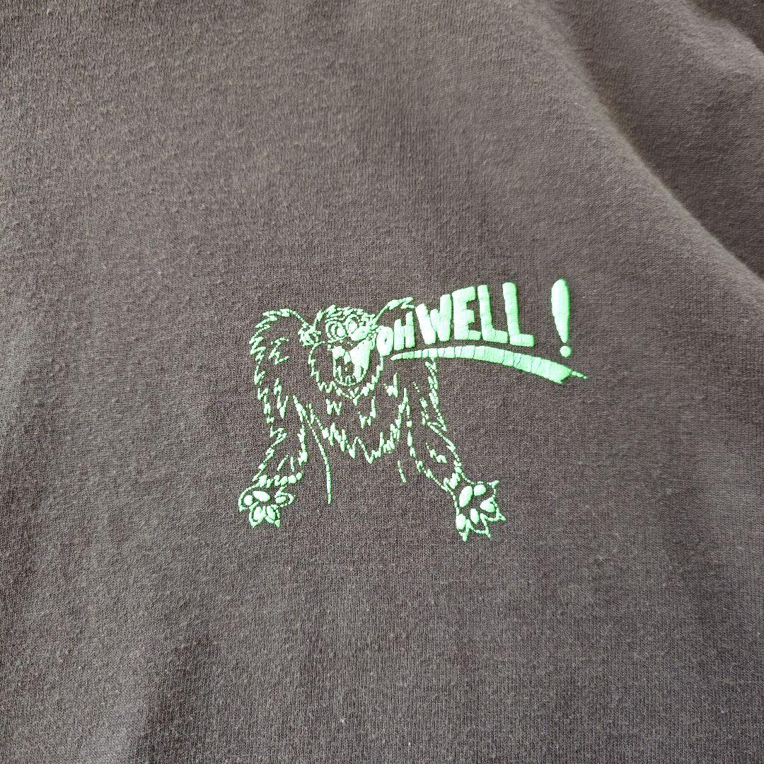 Used print tee 90s single XL