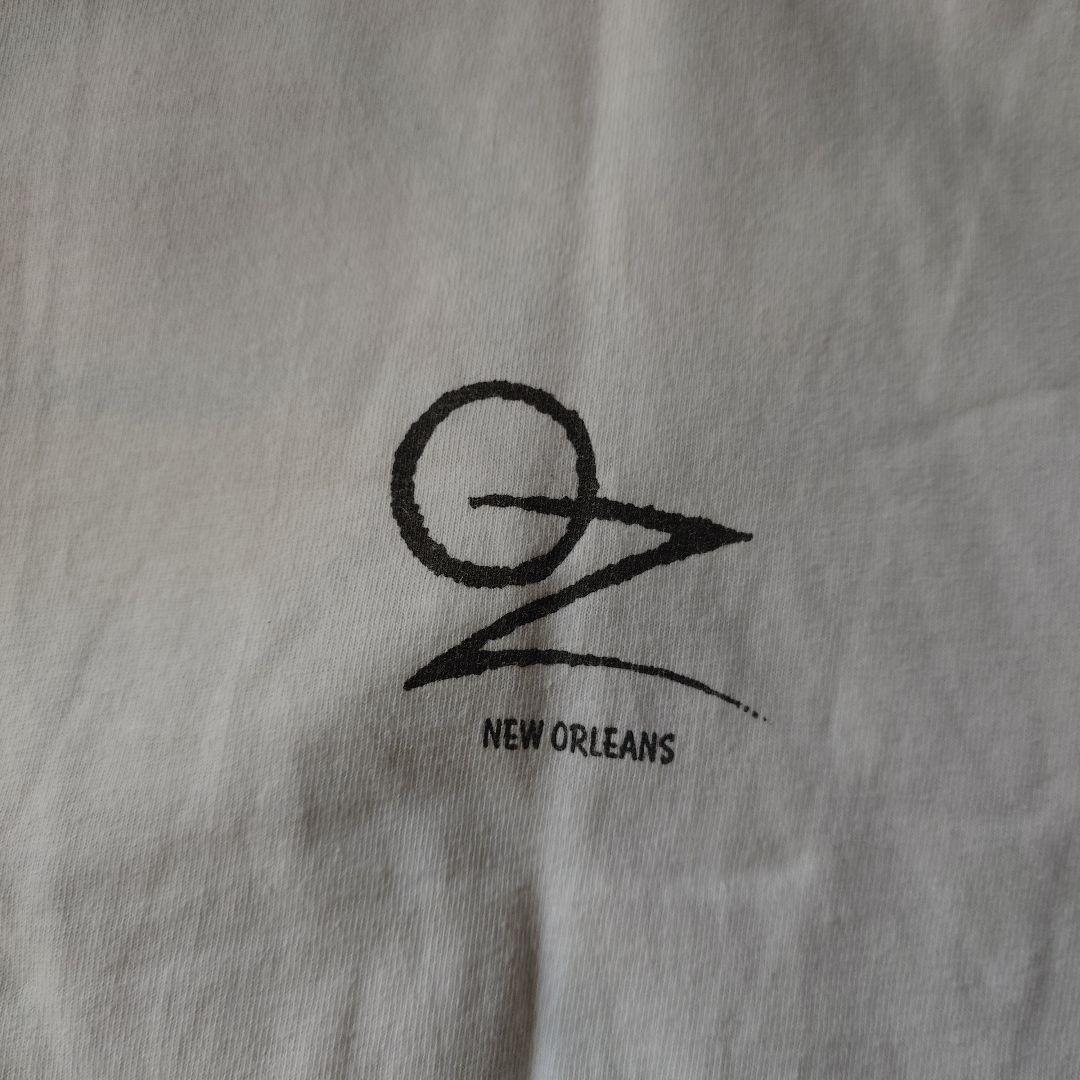 90s single used print tee L