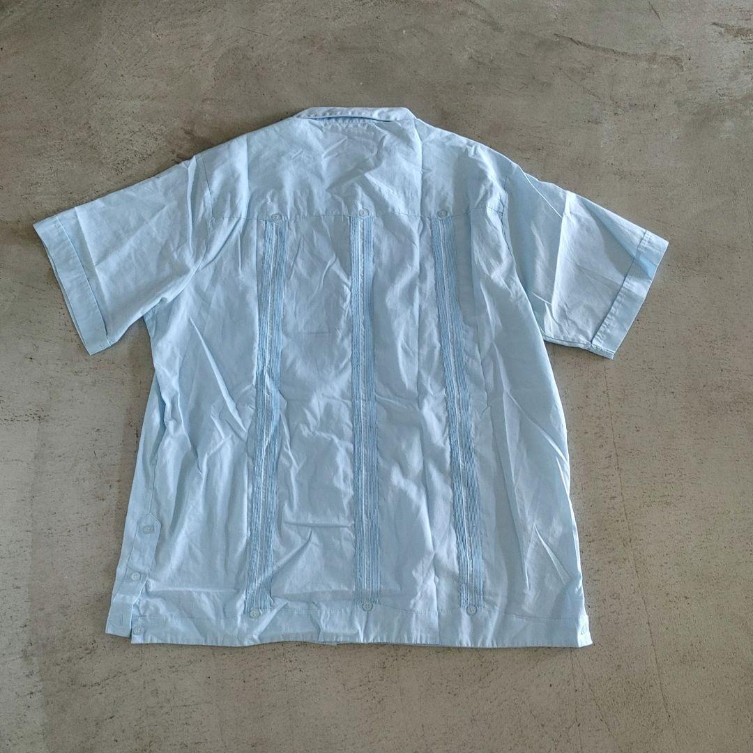 D‘ Accord cuba shirts XL made in MEICOメキシカンシャツ キューバシャツ メキシコ製