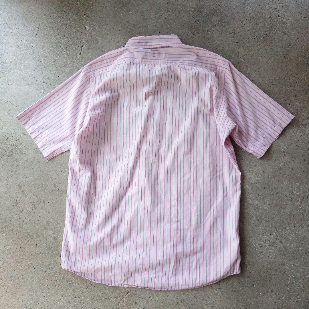 POLO RALPHLAUREN ss stripe shirts M
