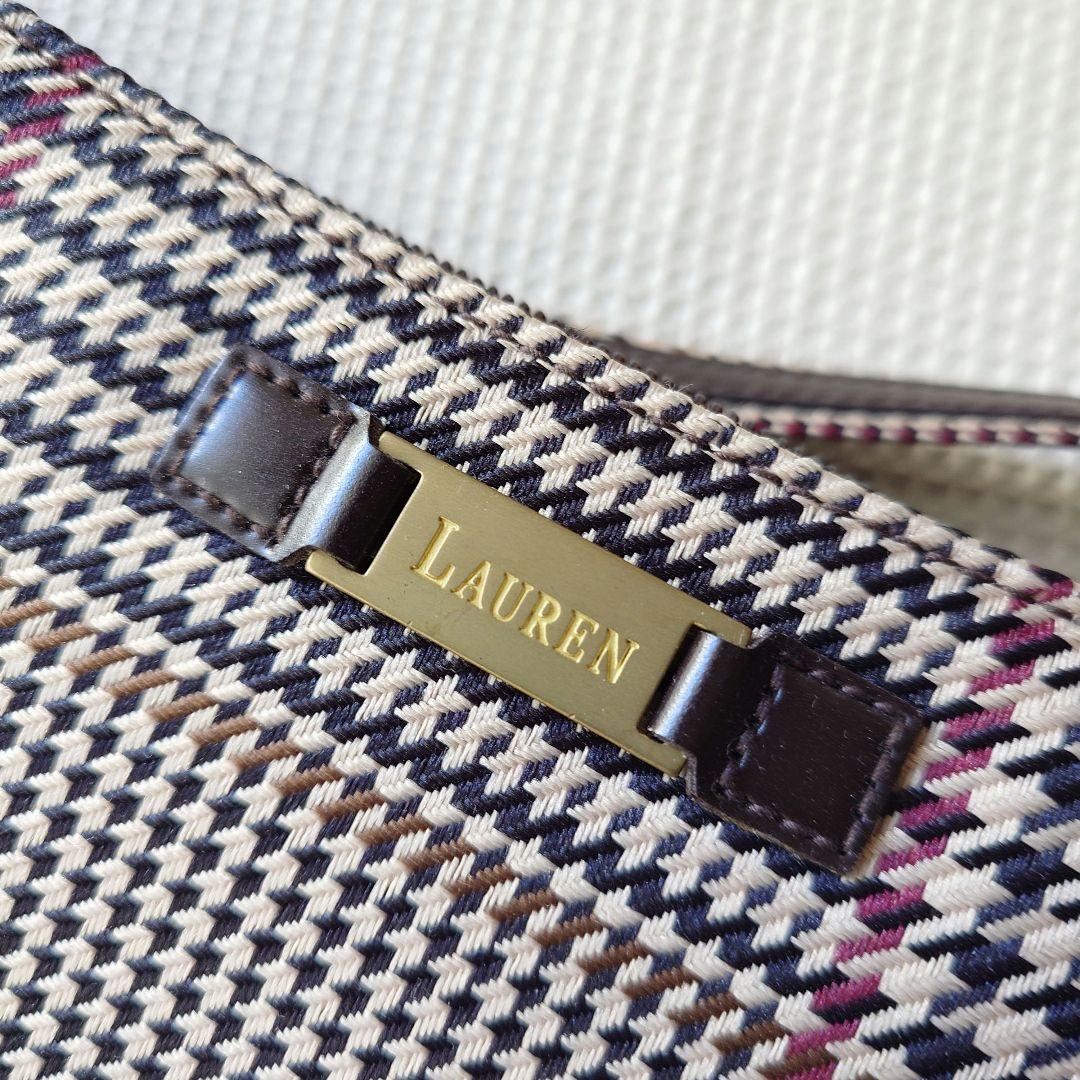 ralphlauren check shoulder bag