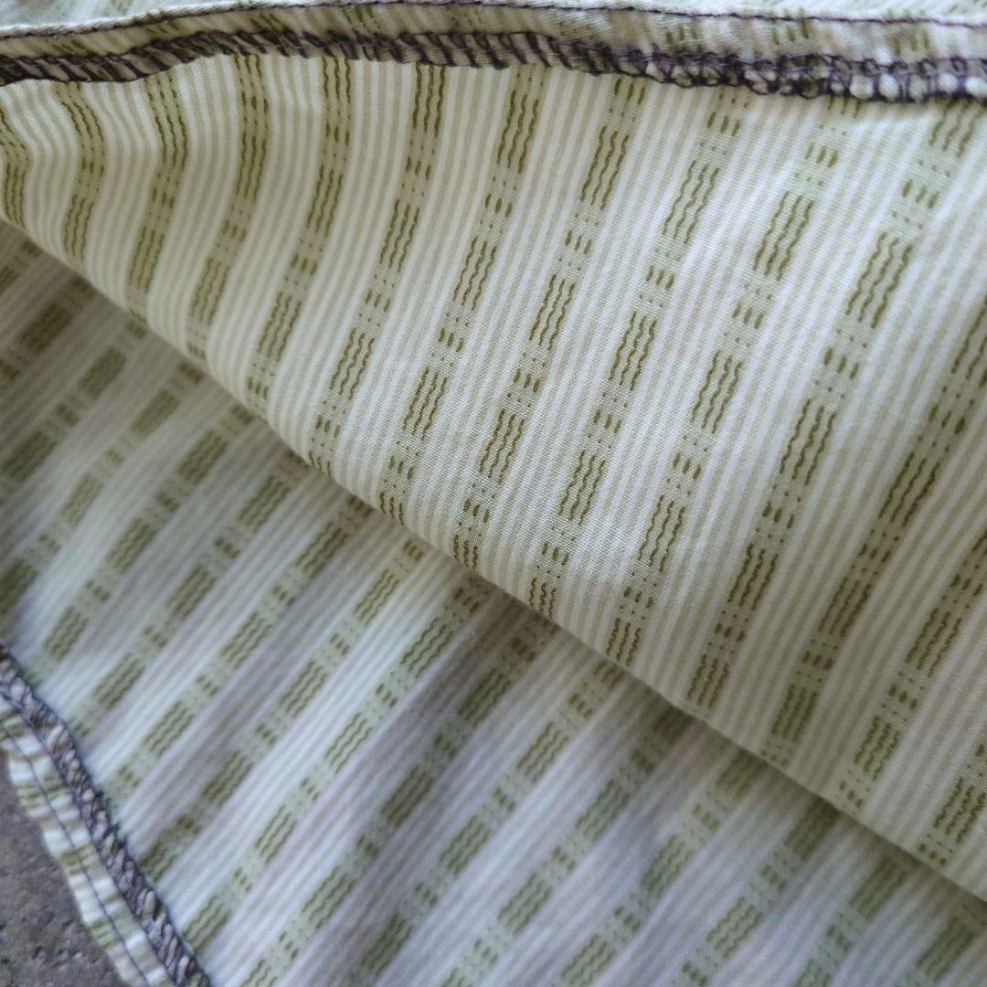 ARROW ss stripe shirts L