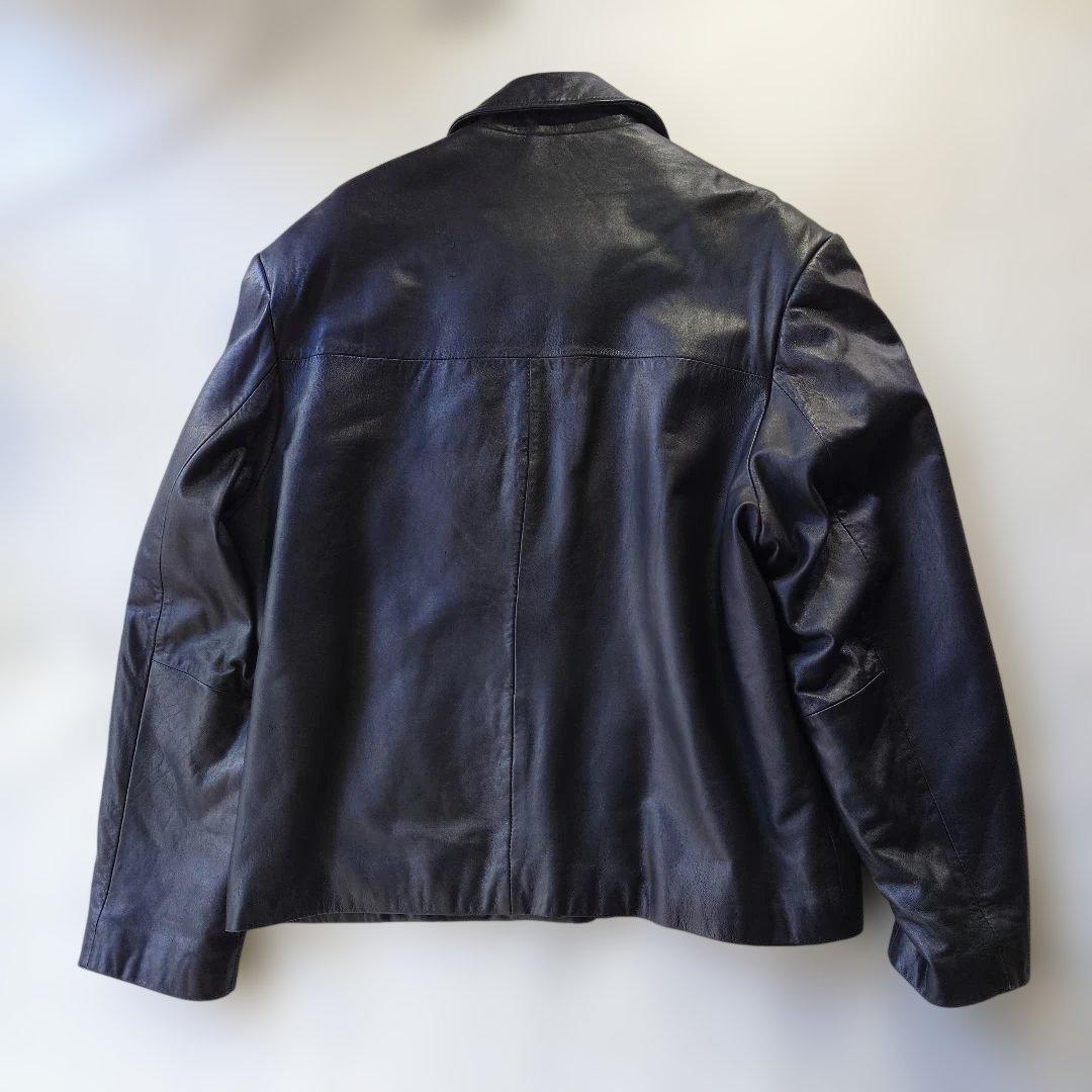 90s ARROW lamb leather jacket sz L