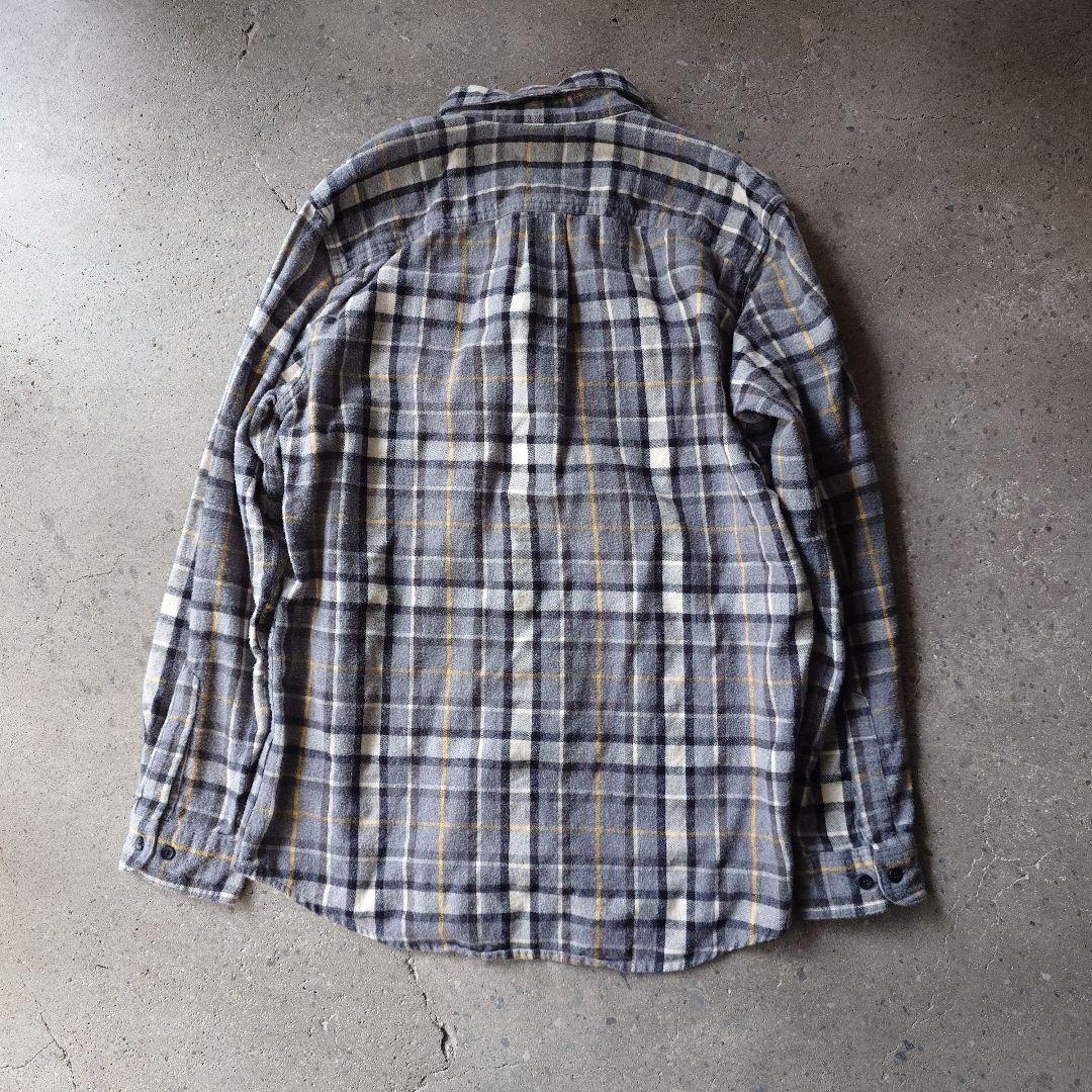 LLBEAN flannel check shirts M