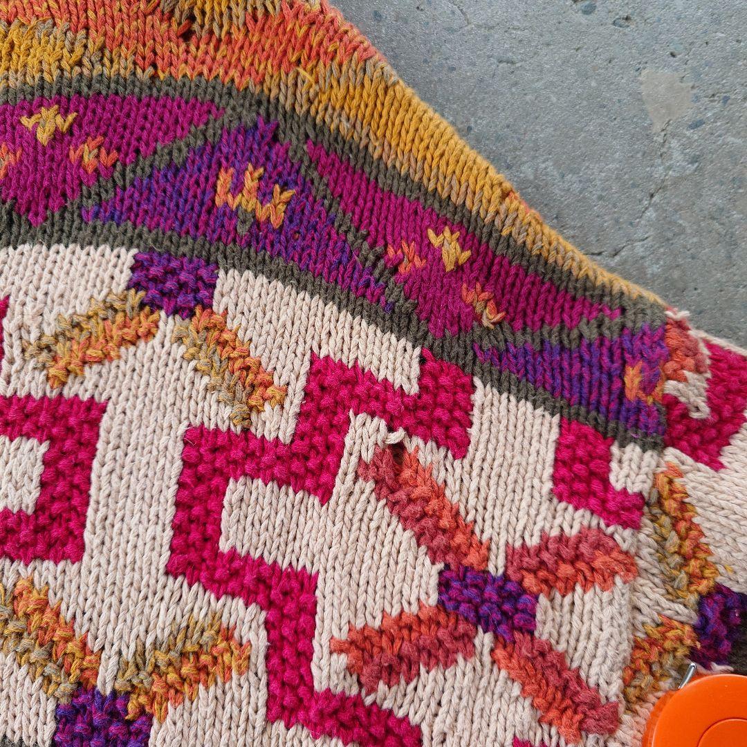 Used Hand Knit native pattern