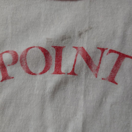 80s vintage RUSSEL ringer tee L