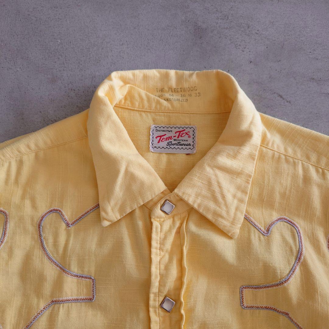 Used 60’s western shirts ユーズド 60's ウエスタンシャツTem-Tex 16-161/2